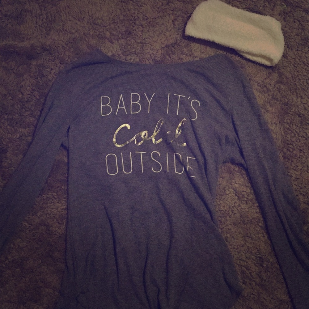 “Baby it’s cold outside” long sleeve